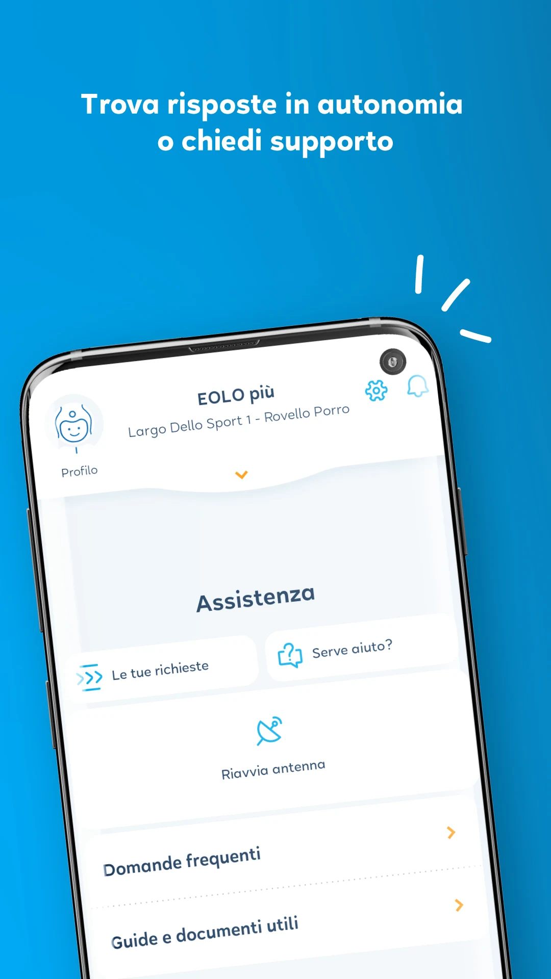 EOLO-app screenshot