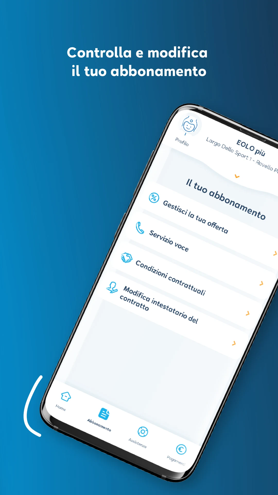 EOLO-app screenshot