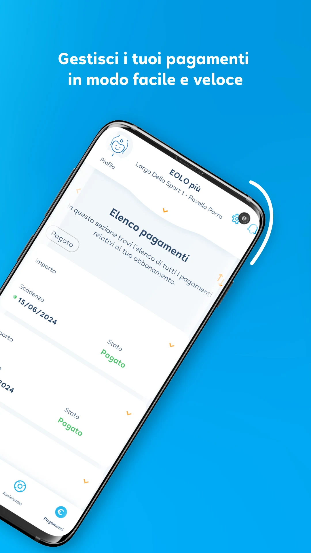 EOLO-app screenshot