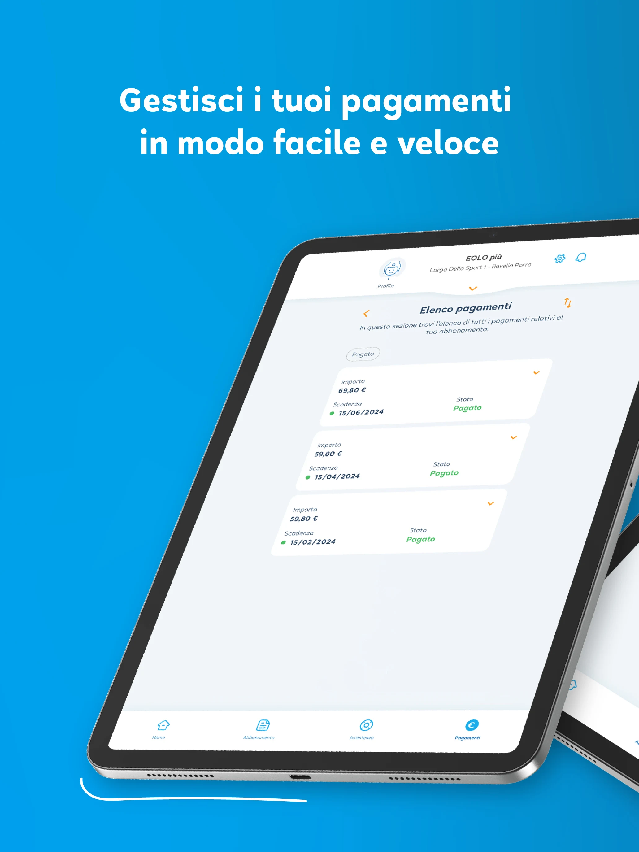 EOLO-app screenshot